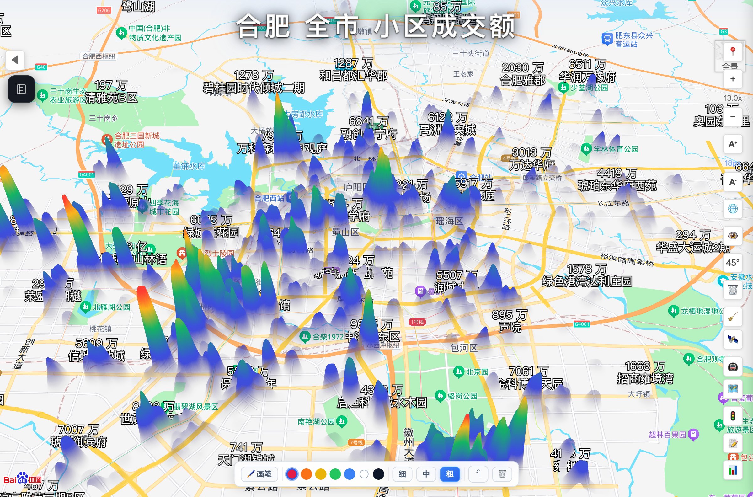 全国城市涨跌幅